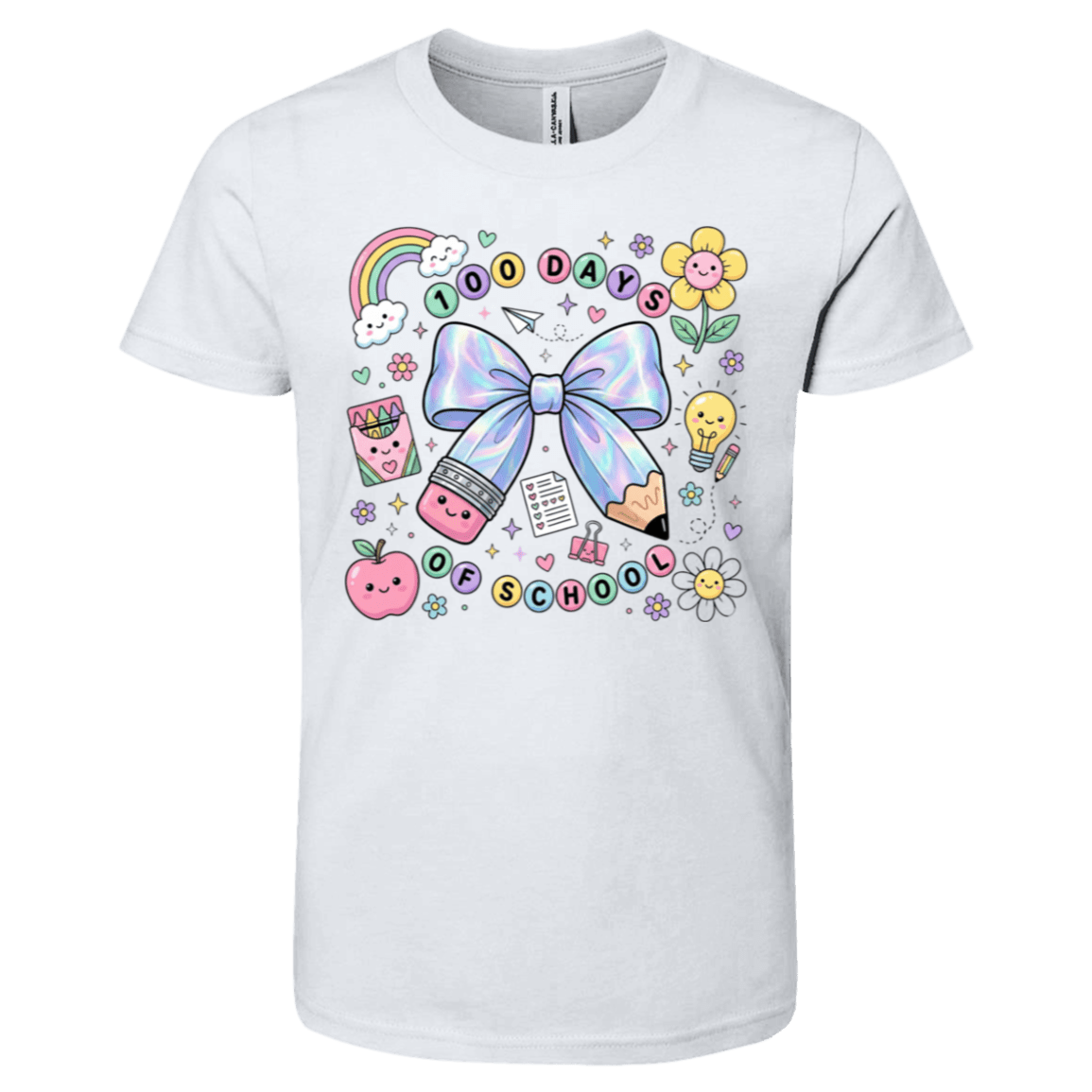 100 Days of School Bella + Canvas Kids SS T-Shirt - 931 Graphics